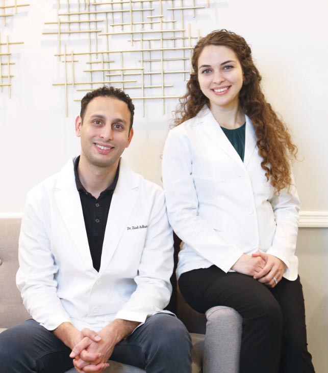 Dr. Ziad Adham and Dr. Hiba Alqasemi Portrait